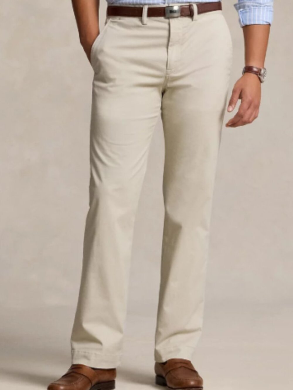 Polo Ralph Lauren Classic Fit Chino Pant Beige 35X32 NWT